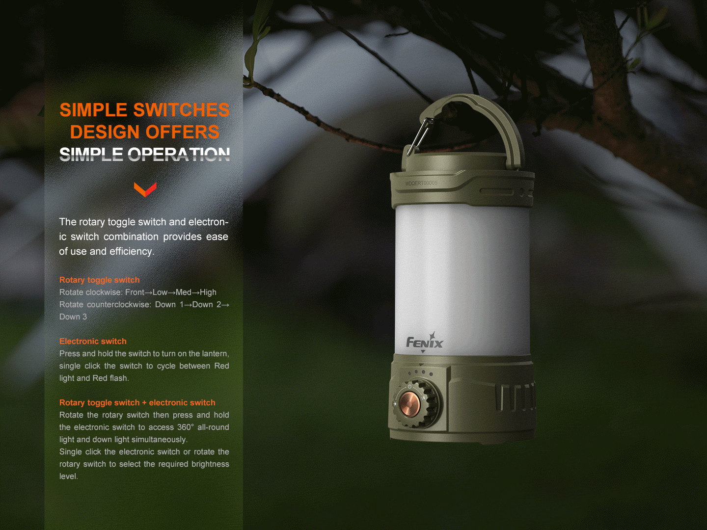 Fenix CL26R PRO Rechargeable LED Camping Lantern
