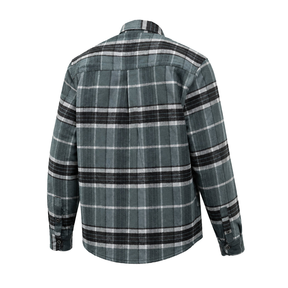 Grey Ghost Men's Plaid Flannel Shirt