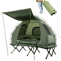 5-in-1 2-Person Camping Tent Cot with Air Mattress & Sleeping Bag