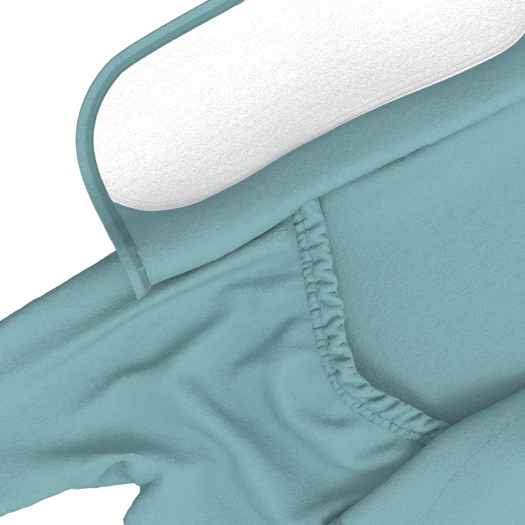 Bonsie Ripple Wrap-Front Footed Baby Sleeper