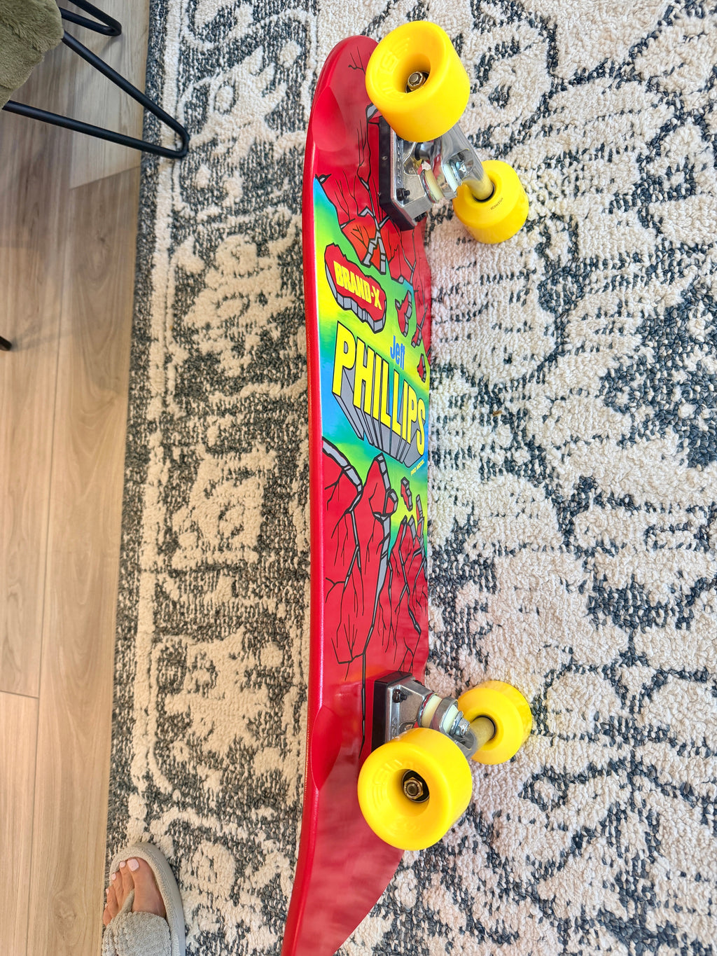 Jeff Phillips BREAKOUT Hand-Painted Skateboard – 1 of 12