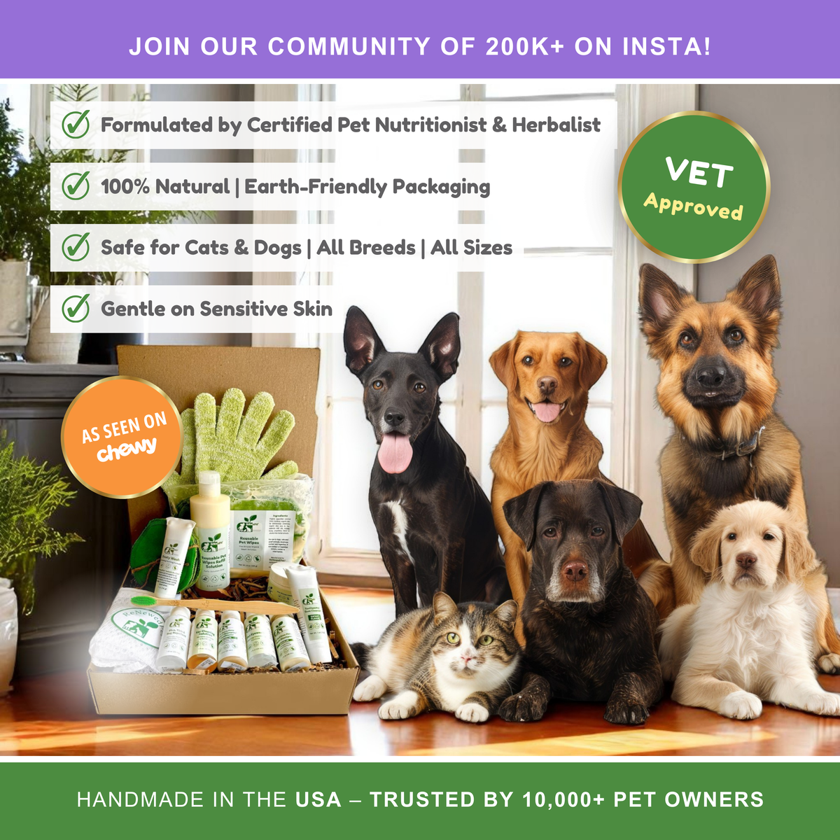 4-Furry Dogs Restorative Grooming Kit