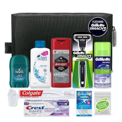 Convenience Kits International Men’s Deluxe Travel Toiletry Kit