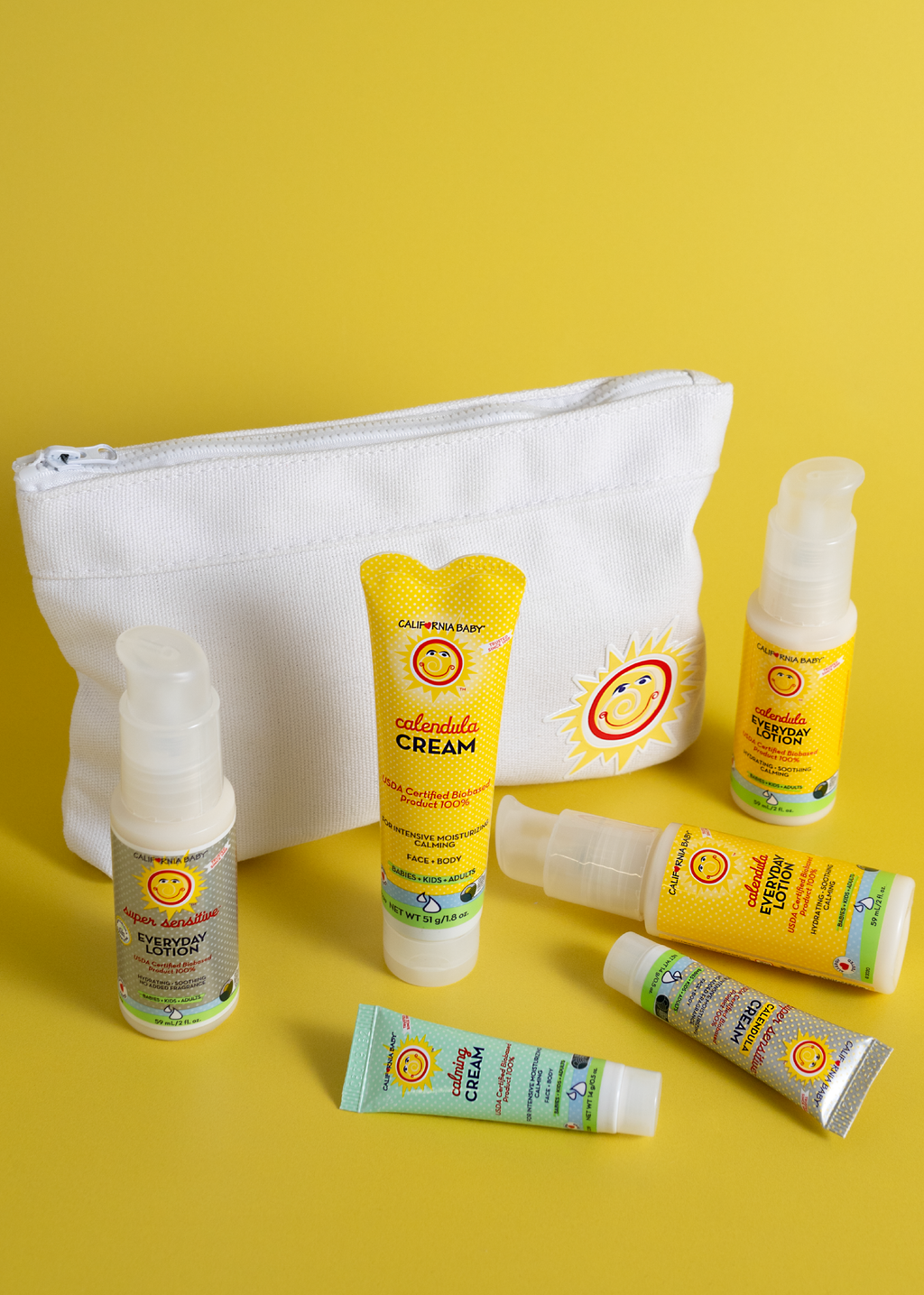California Baby Plant-Based Moisturizer Travel Set