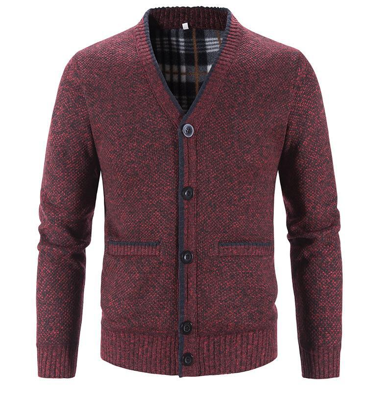 Men's Heavyweight Winter Knit Cardigan