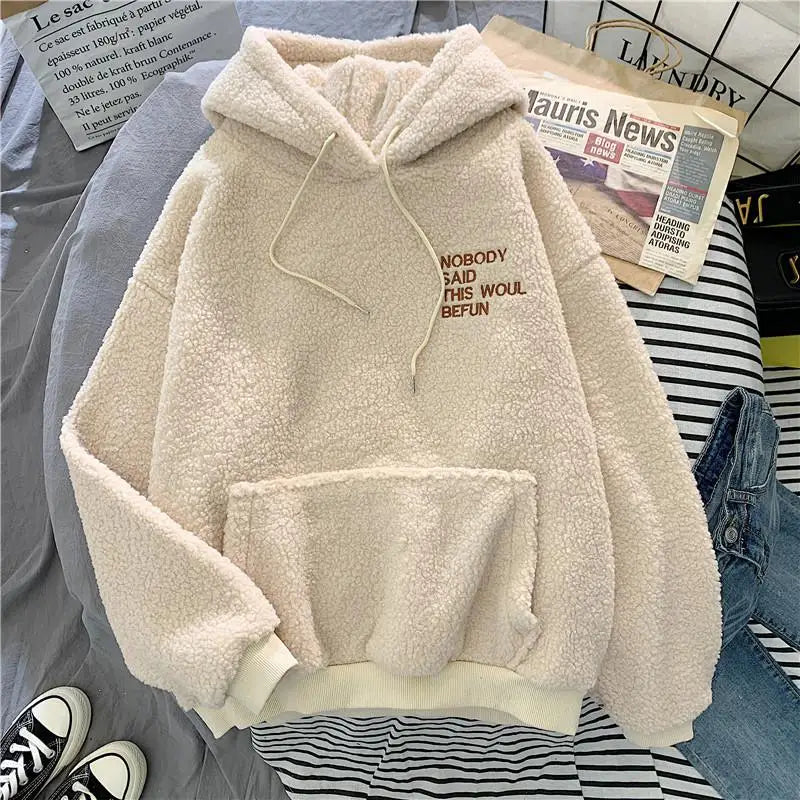 Women's Fleece-Lined Pocket Hoodie