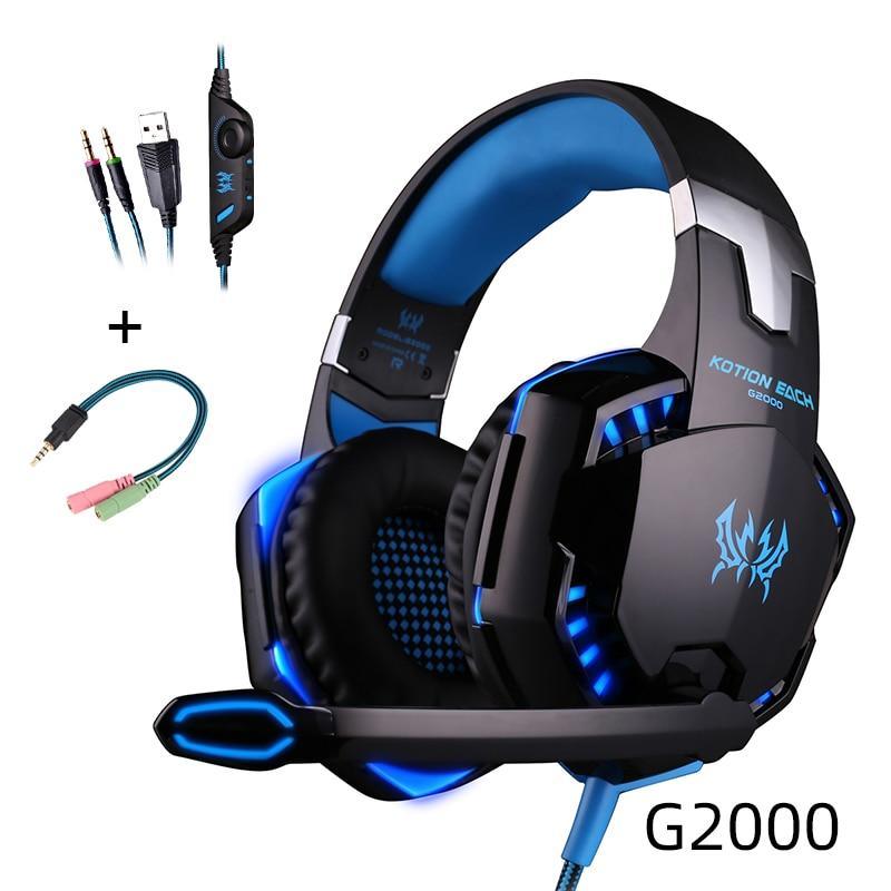 STEVVEX Wired Over-Ear Gaming Headset with Boom Microphone