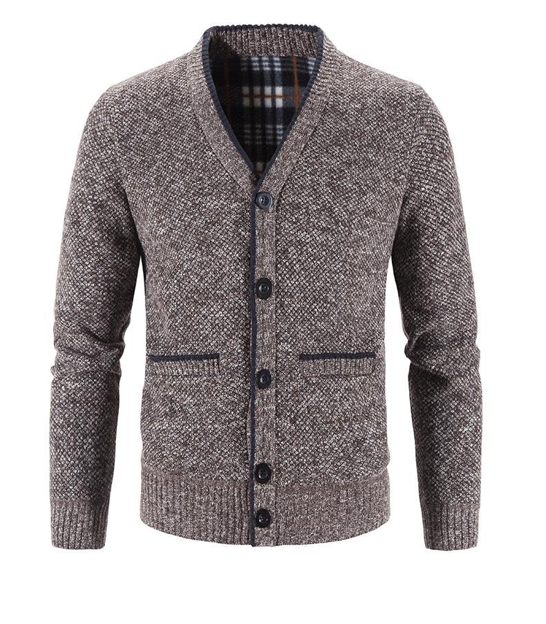 Men's Heavyweight Winter Knit Cardigan