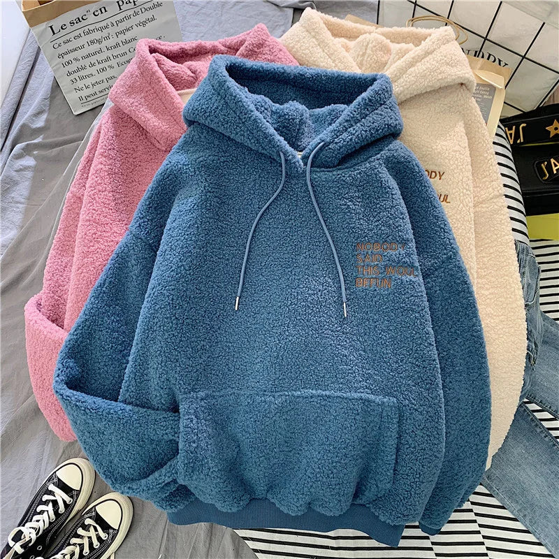 Women's Fleece-Lined Pocket Hoodie