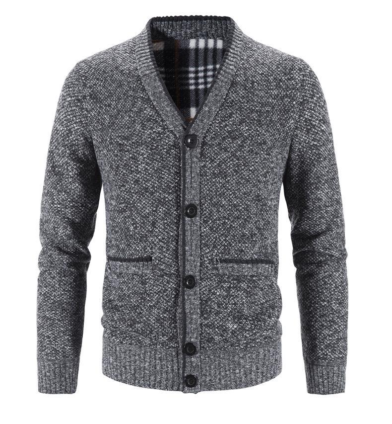 Men's Heavyweight Winter Knit Cardigan