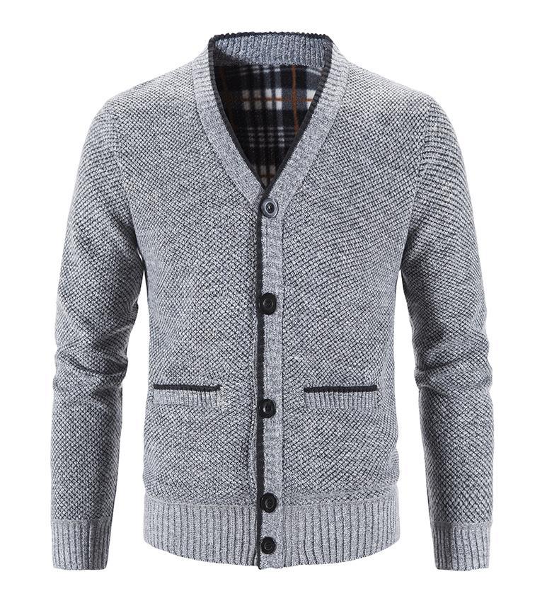 Men's Heavyweight Winter Knit Cardigan