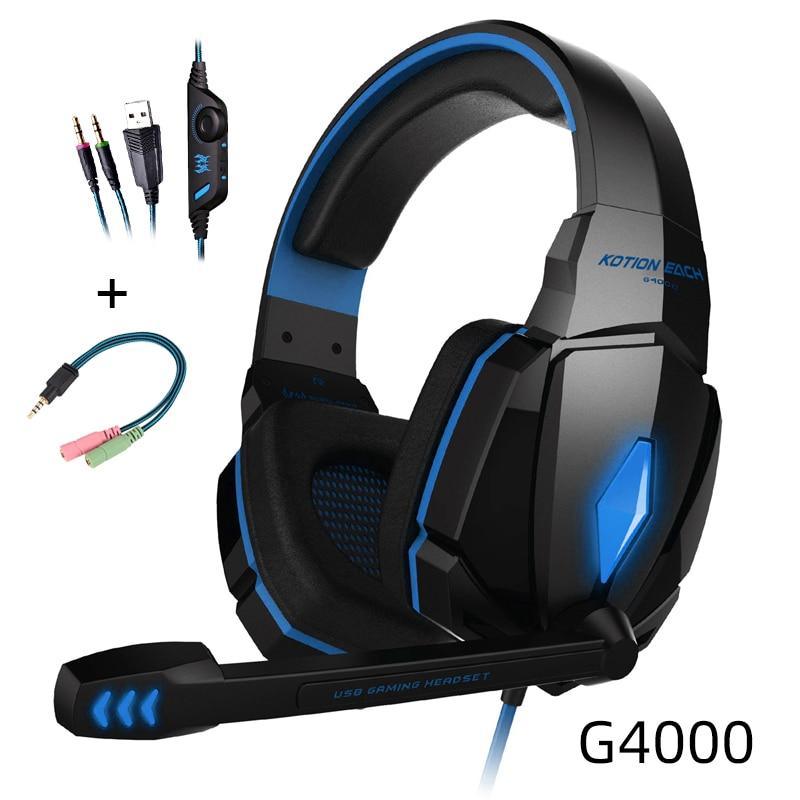 STEVVEX Wired Over-Ear Gaming Headset with Boom Microphone