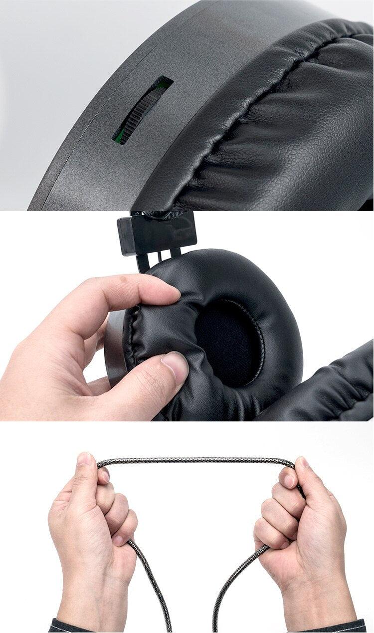 3.5mm Wired Gaming Headset with 50mm Drivers & Microphone