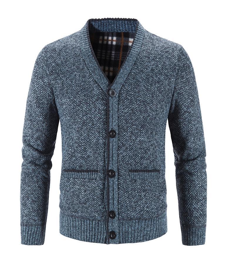 Men's Heavyweight Winter Knit Cardigan