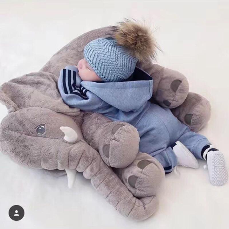 Large Soft Plush Elephant Pillow & Cushion