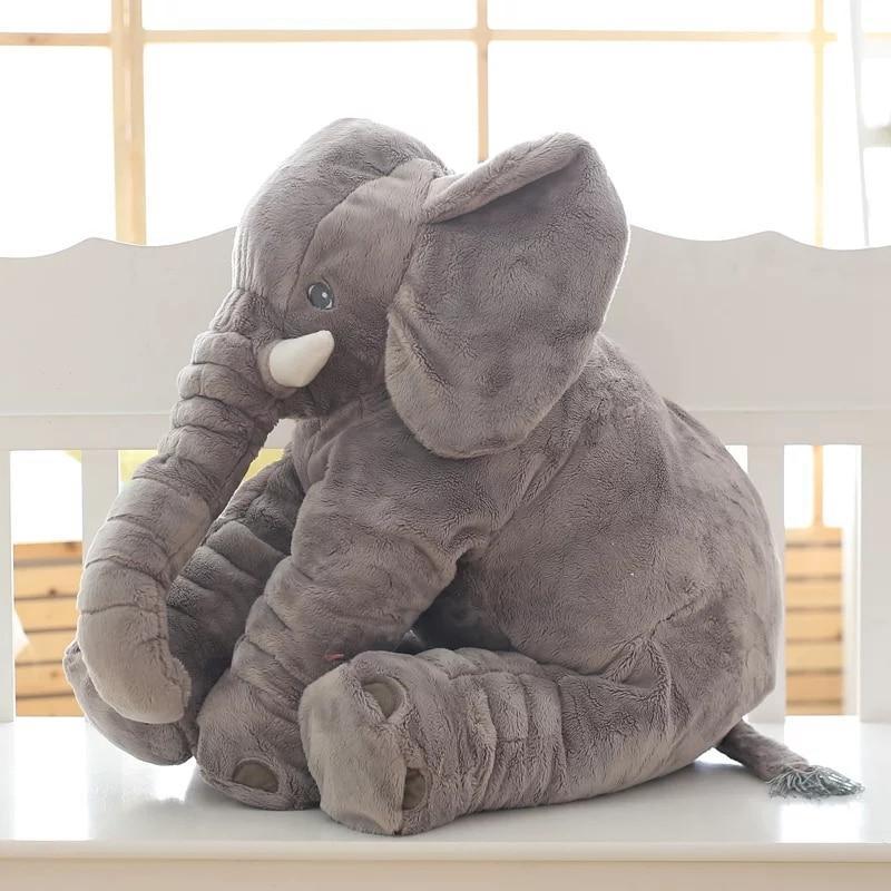 Large Soft Plush Elephant Pillow & Cushion