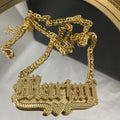 Custom 3D Stainless Steel Nameplate Necklace