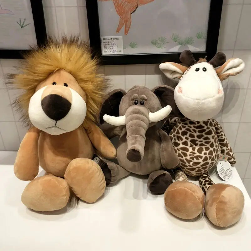 Forest & Safari Animal Plush Toys