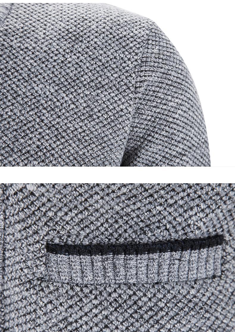 Men's Heavyweight Winter Knit Cardigan