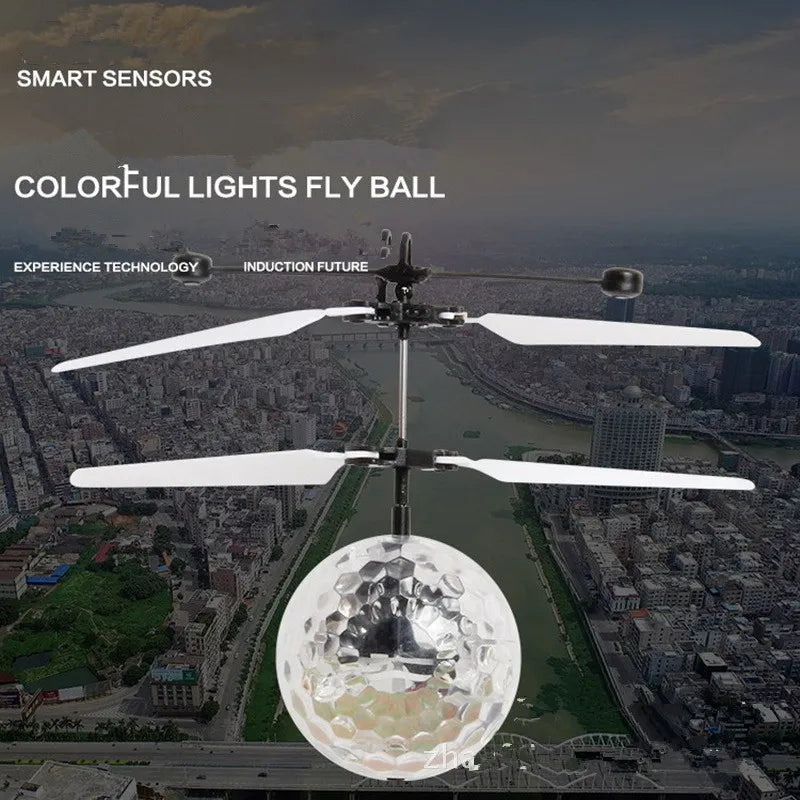 LED Flying Ball Toy with Infrared Motion Control
