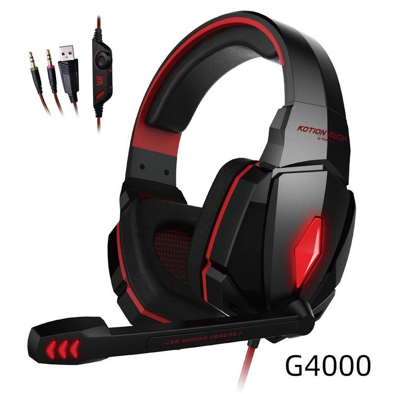 STEVVEX Wired Over-Ear Gaming Headset with Boom Microphone