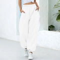 Women's Plus Size Wide-Leg High-Waist Jogger Pants