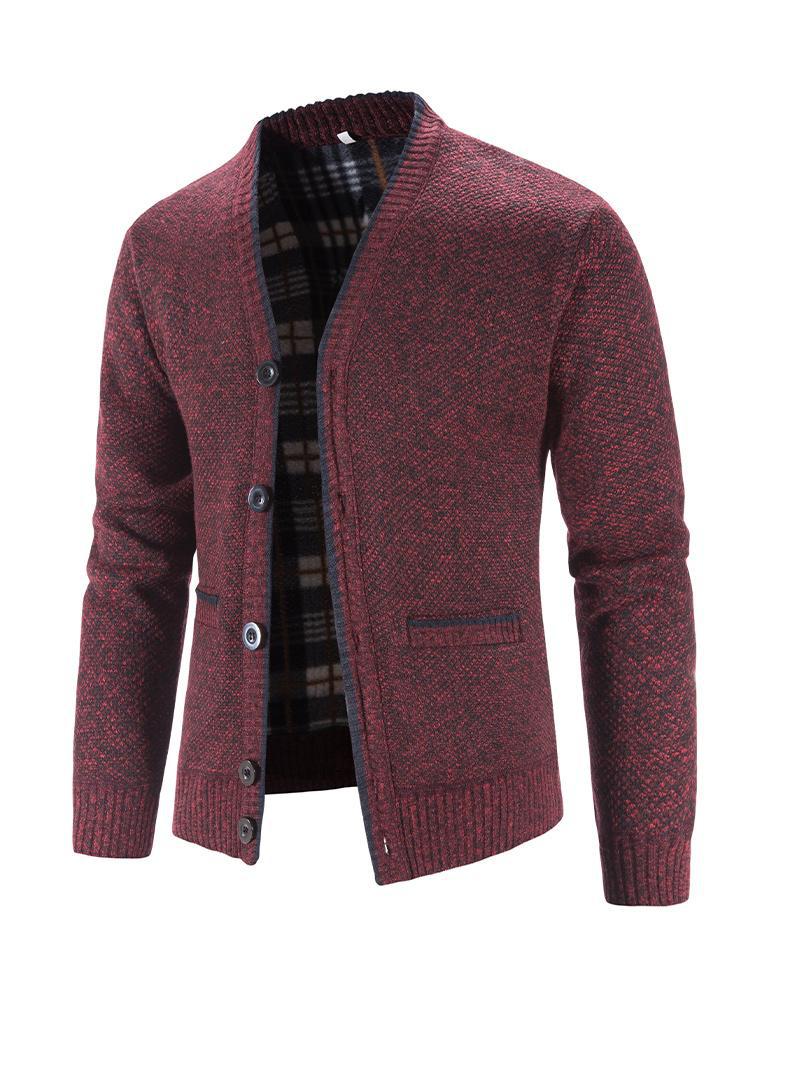 Men's Heavyweight Winter Knit Cardigan