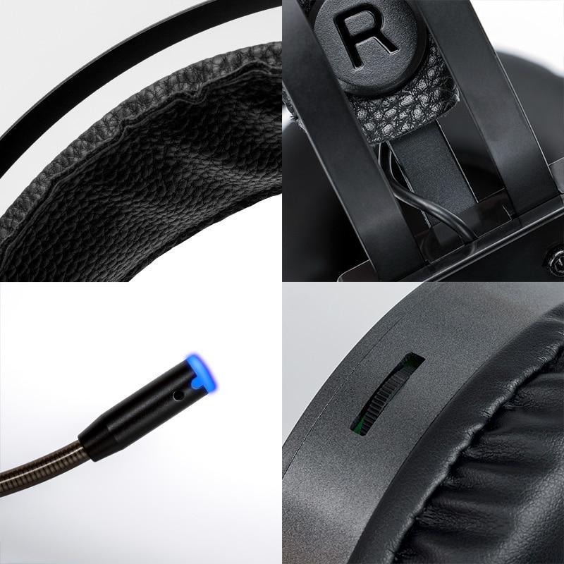 3.5mm Wired Gaming Headset with 50mm Drivers & Microphone