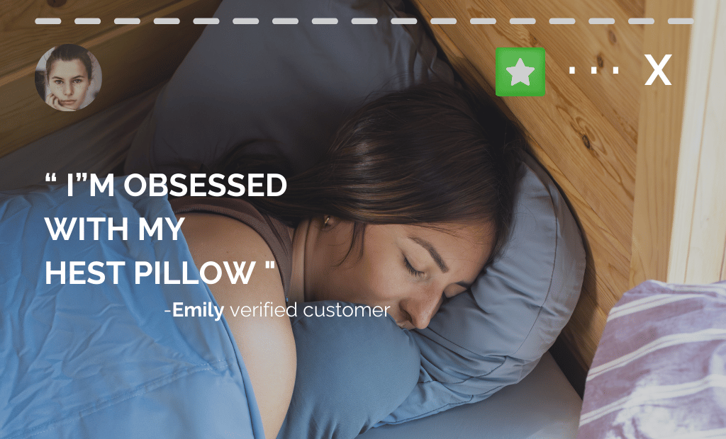 HEST Memory Foam Camp Pillow