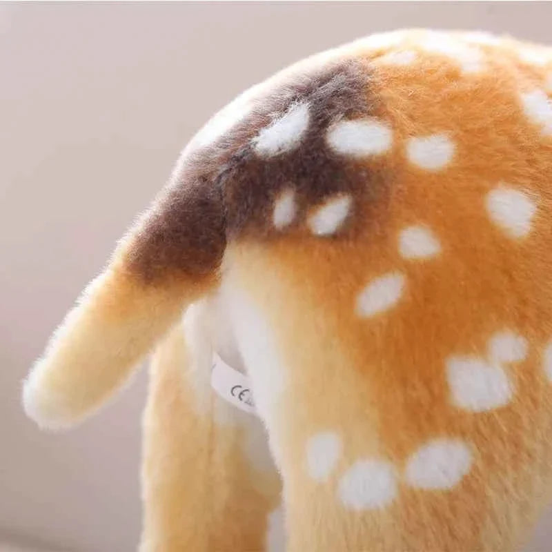 Realistic Sika Deer Plush Toy, 11.8–35.4 Inches