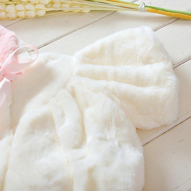 Girls’ Hooded Faux-Fur Coat