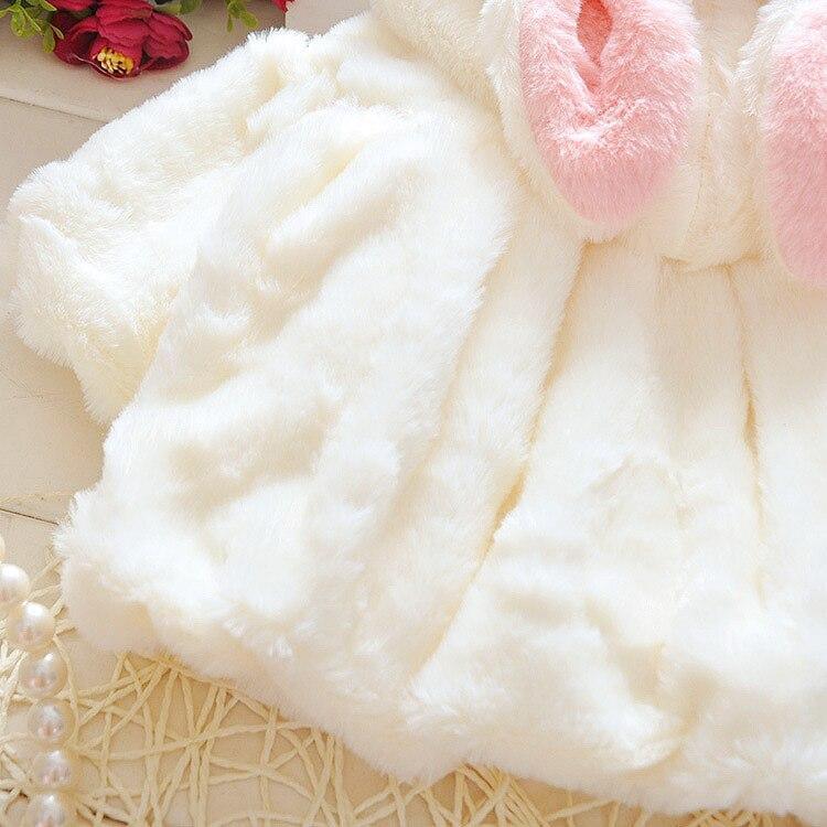 Girls’ Hooded Faux-Fur Coat