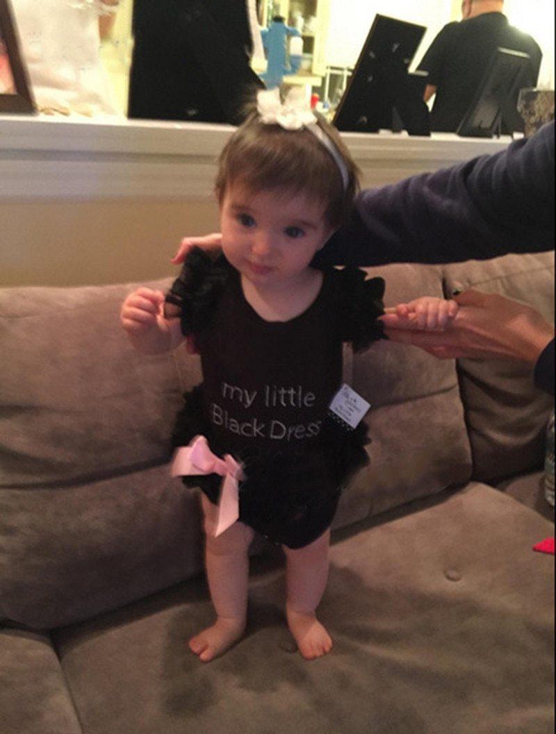 Baby My Little Black Dress Romper