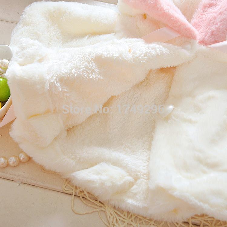 Girls’ Hooded Faux-Fur Coat