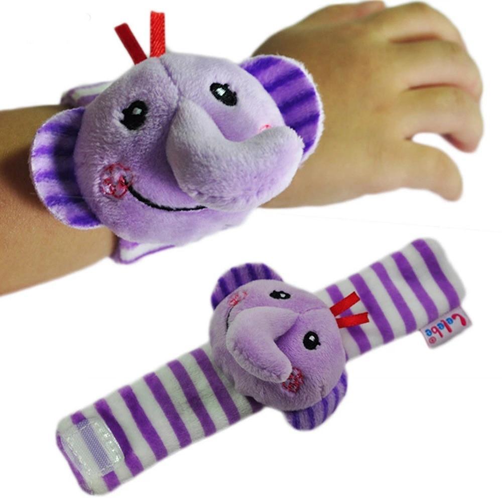 Plush Animal Baby Rattle