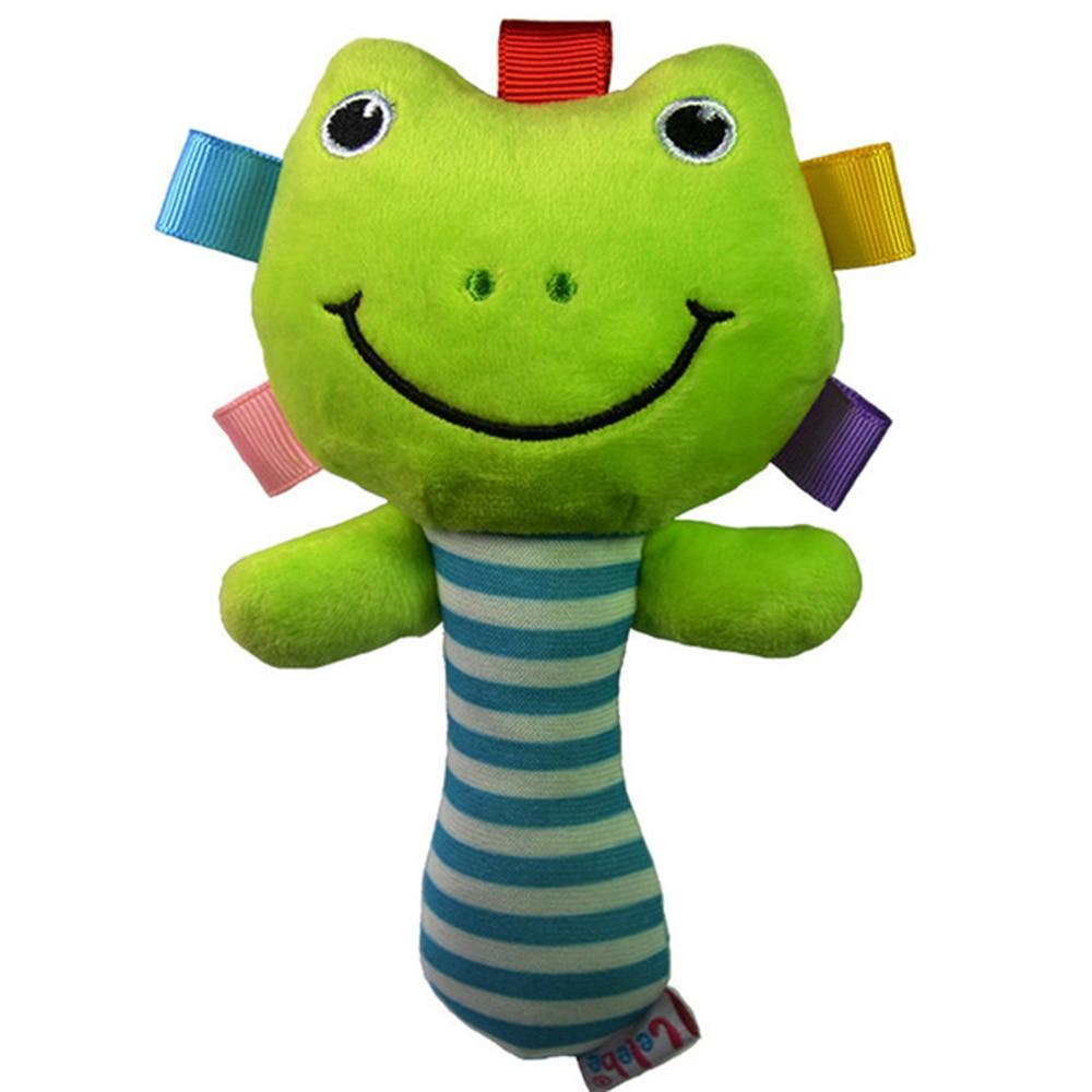Plush Animal Baby Rattle