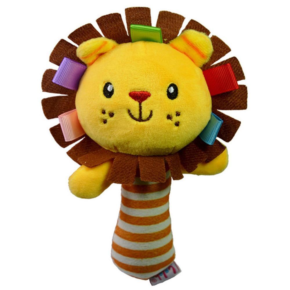 Plush Animal Baby Rattle