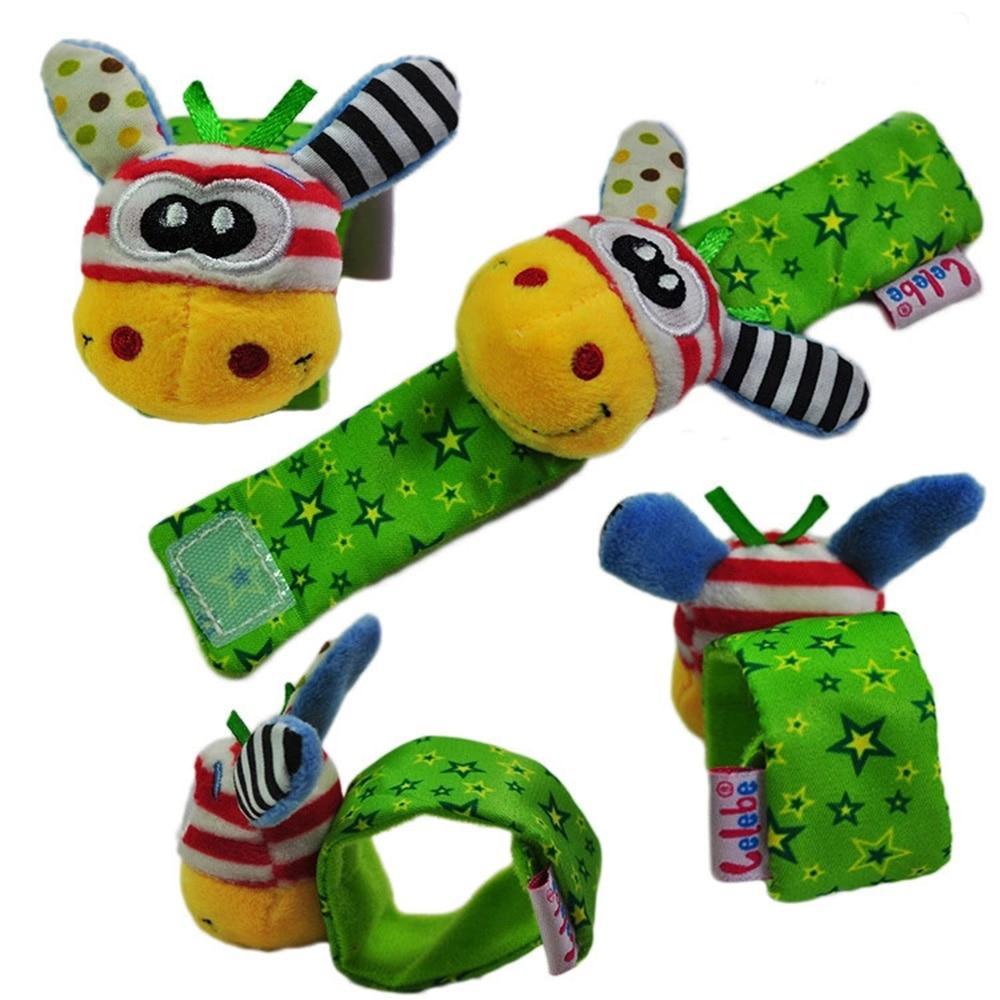 Plush Animal Baby Rattle