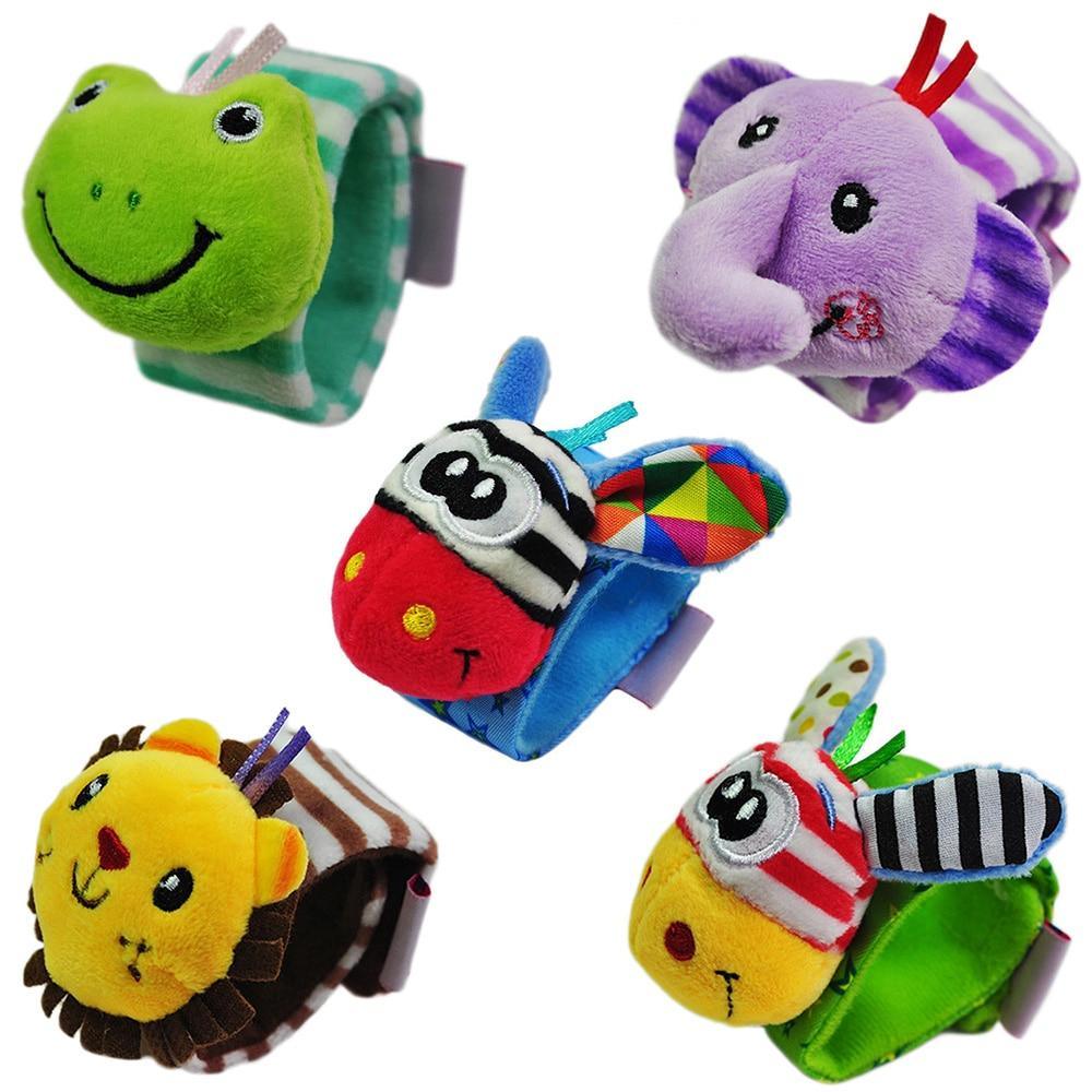 Plush Animal Baby Rattle