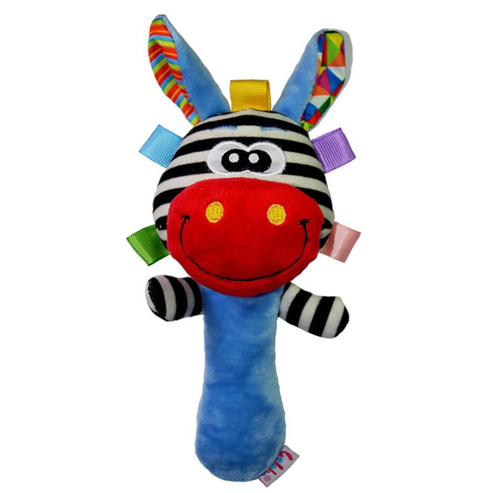 Plush Animal Baby Rattle