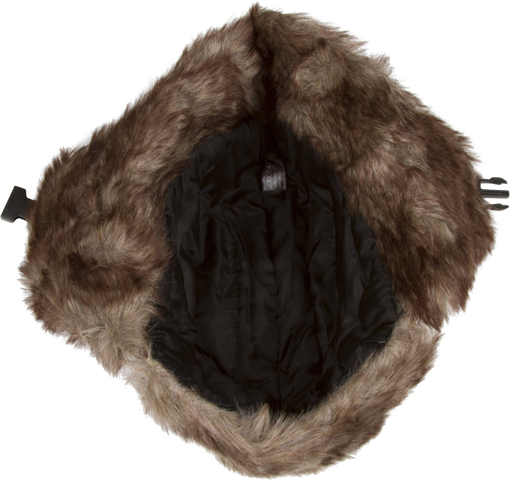 Sakkas Morgan Faux-Fur Trapper Hat with Chin Strap