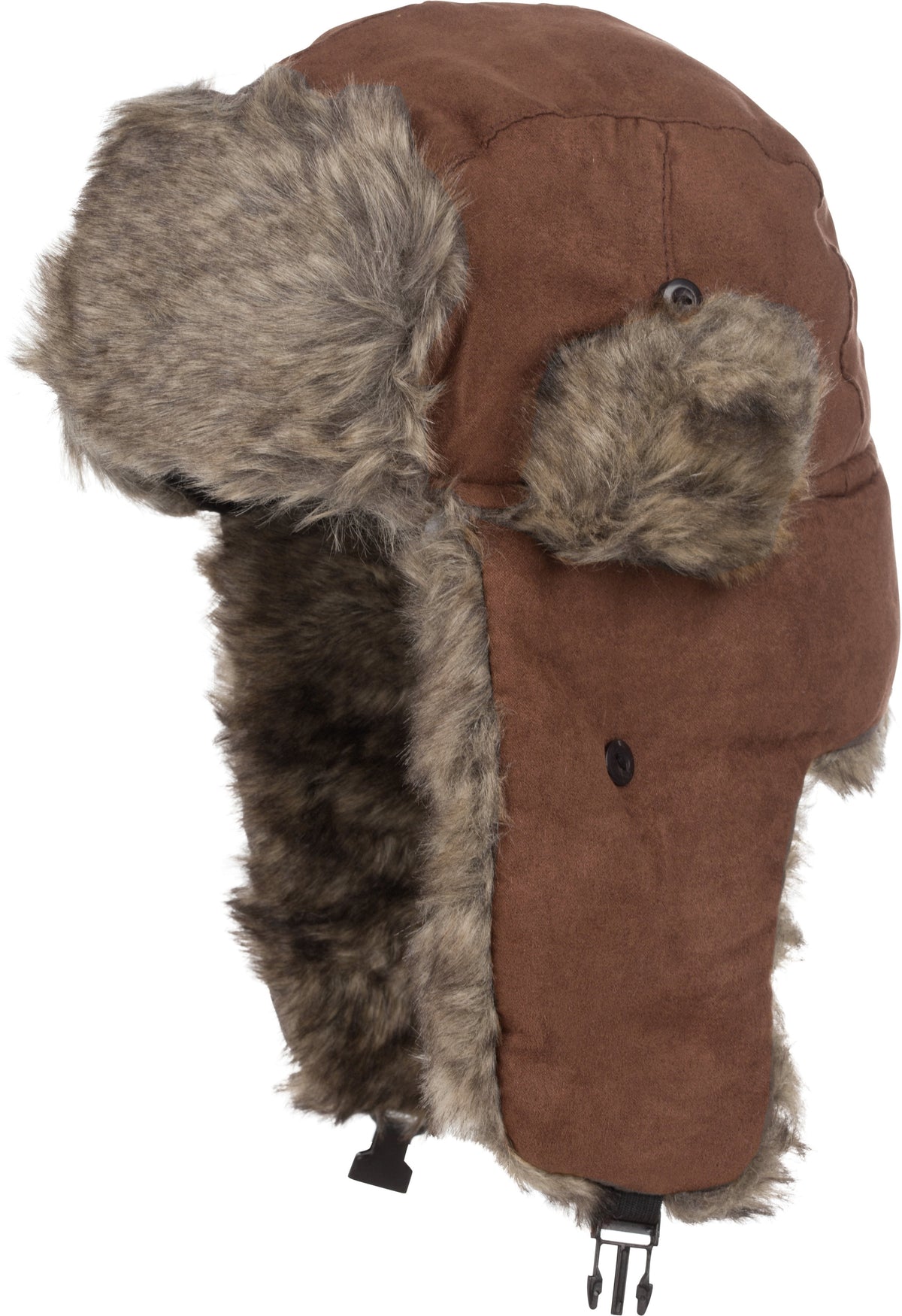 Sakkas Morgan Faux-Fur Trapper Hat with Chin Strap