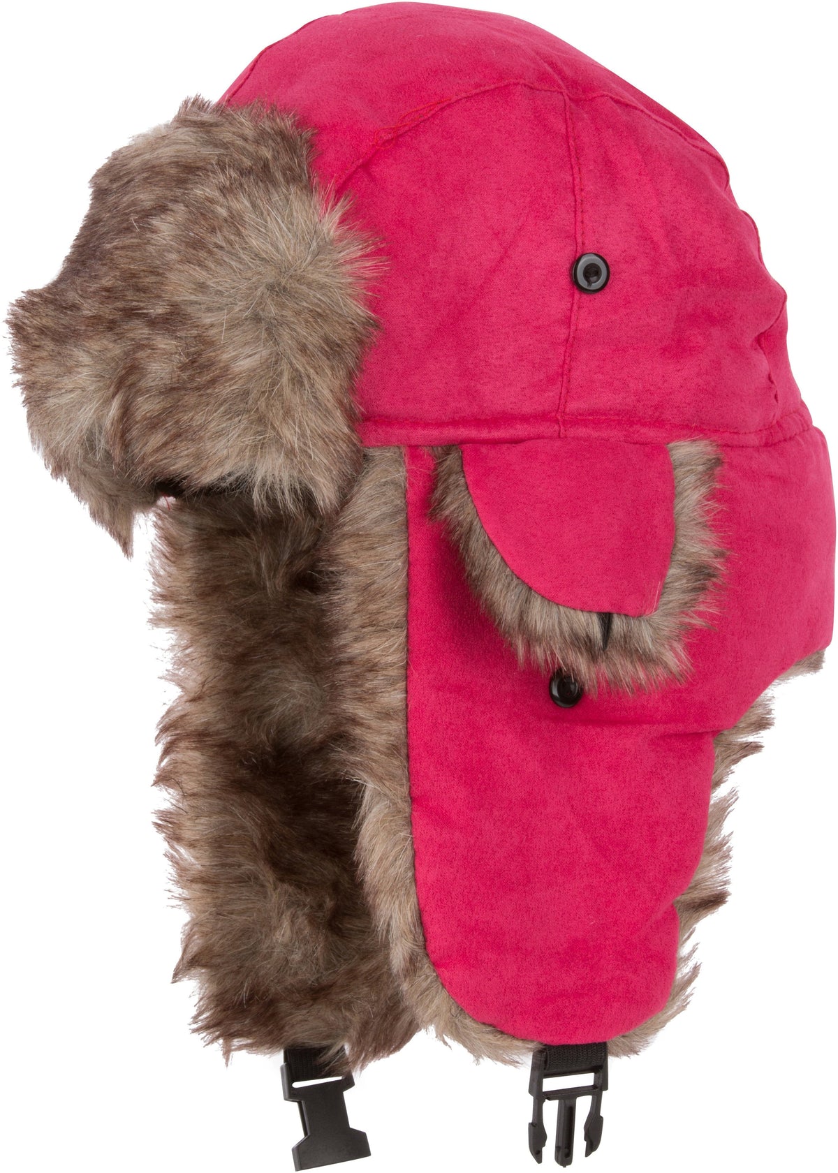 Sakkas Morgan Faux-Fur Trapper Hat with Chin Strap