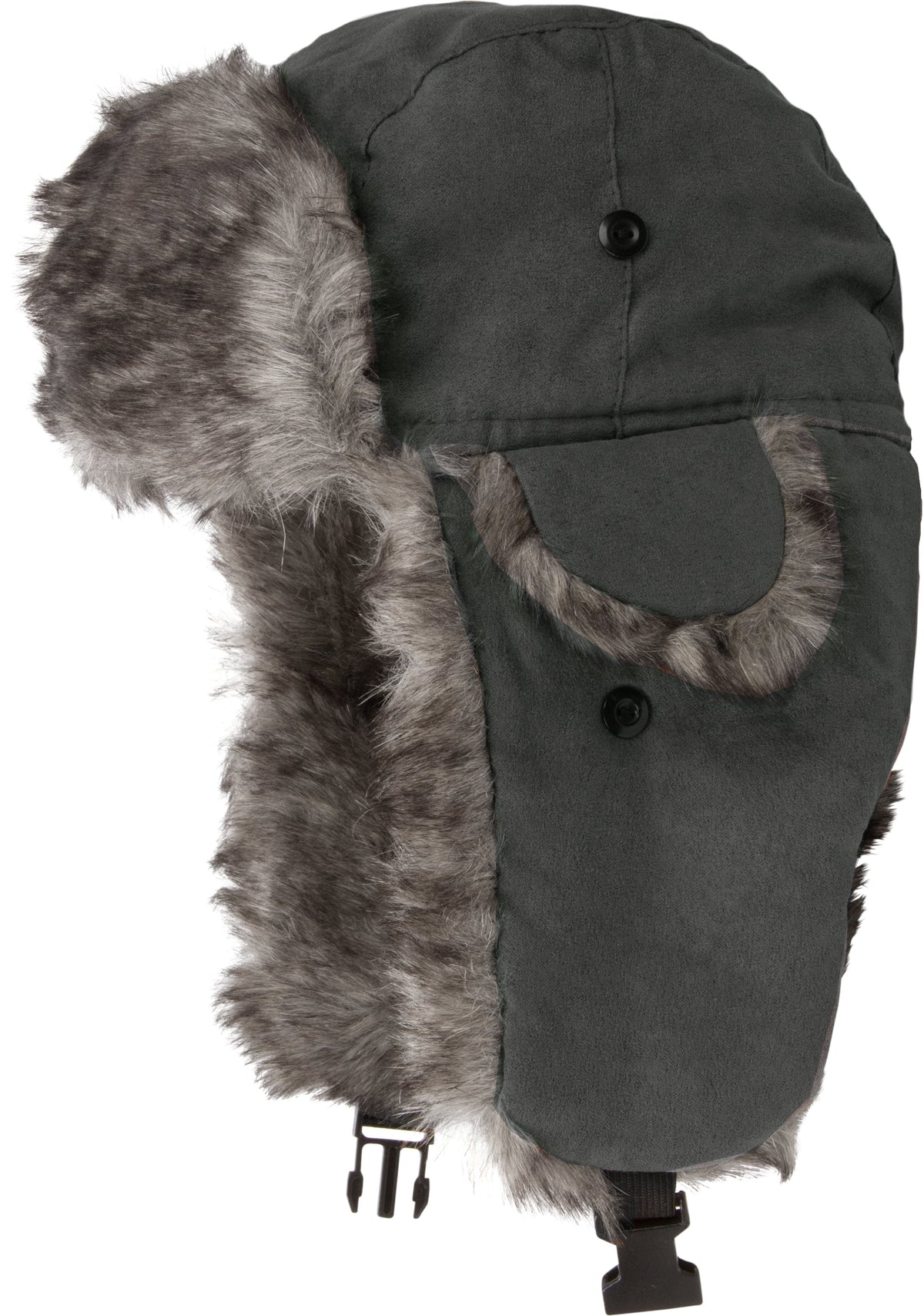 Sakkas Morgan Faux-Fur Trapper Hat with Chin Strap