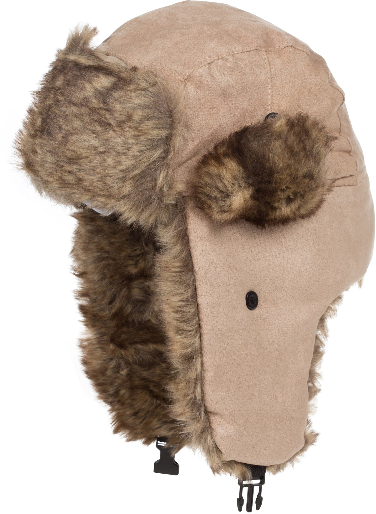 Sakkas Morgan Faux-Fur Trapper Hat with Chin Strap