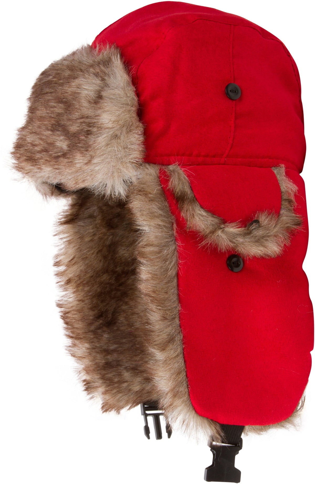 Sakkas Morgan Faux-Fur Trapper Hat with Chin Strap
