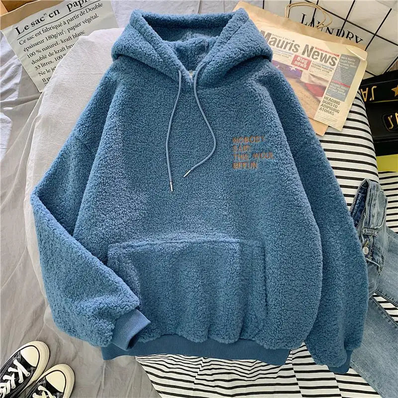 Women's Fleece-Lined Pocket Hoodie
