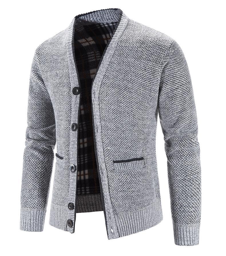 Men's Heavyweight Winter Knit Cardigan