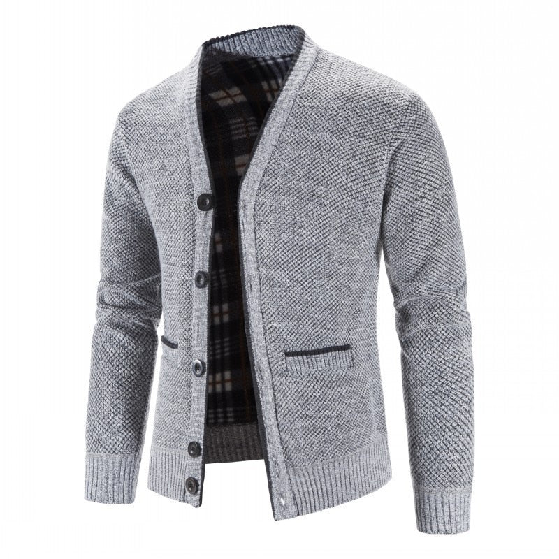Men's Heavyweight Winter Knit Cardigan