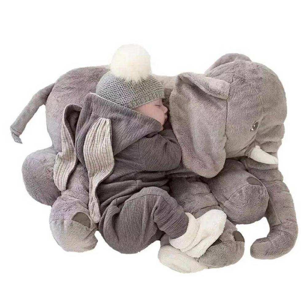 Large Soft Plush Elephant Pillow & Cushion
